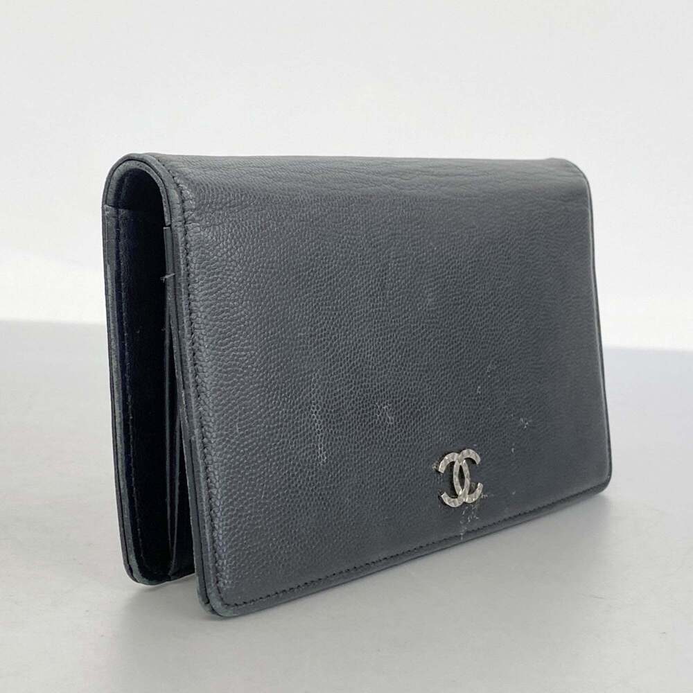 CHANEL Black Caviar Leather Wallet - Picture 2 of 12